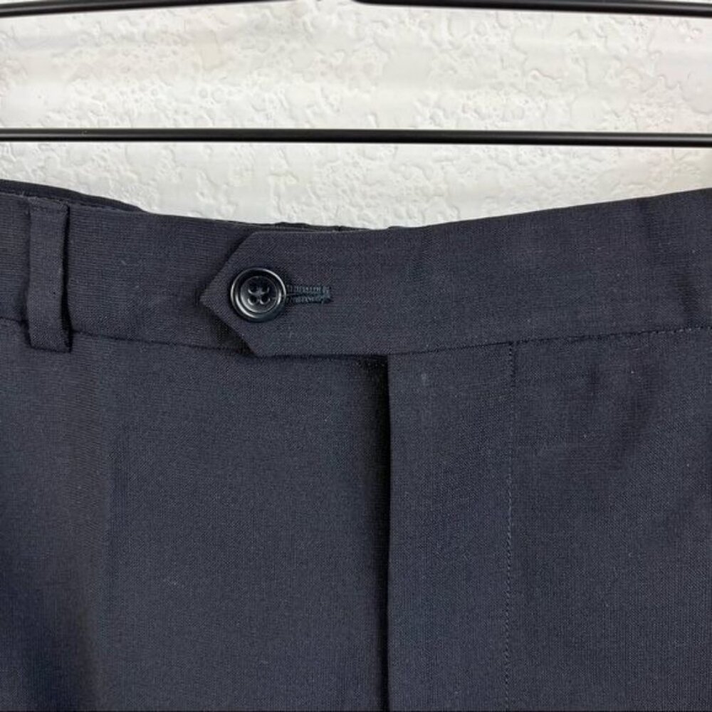 Men's Armani Collezioni Flat Front Italian Trousers - Picture 4 of 10